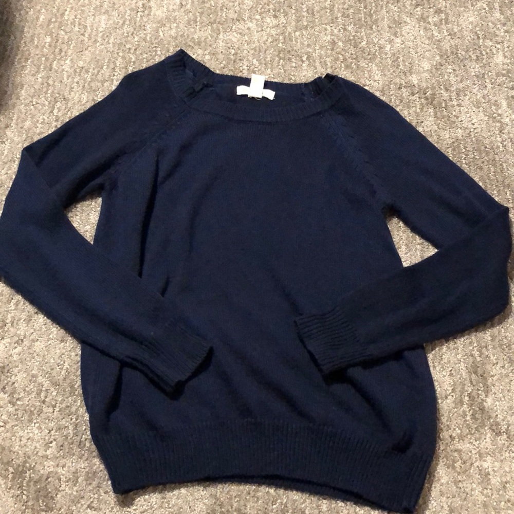 Navy sweater